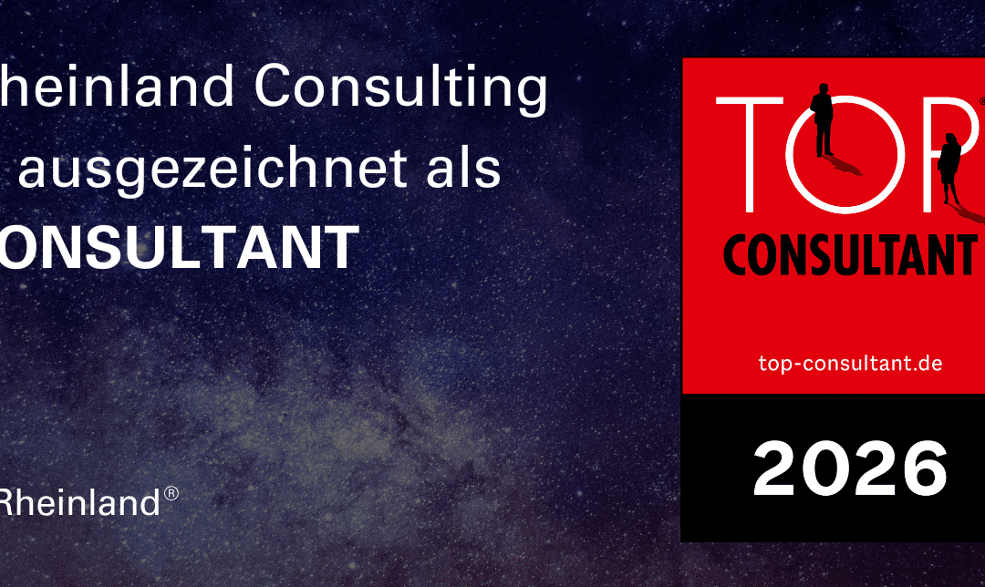 Die TOP CONSULTANT Auszeichnung bestätigt TÜV Rheinland Consulting 2026 erneut als führende Mittelstandsberatung mit hoher Kundenzufriedenheit.